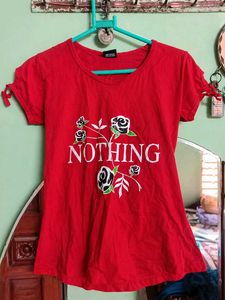Red Rose Graphic Tee