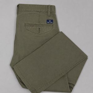 Allen Solly Olive Green Chinos