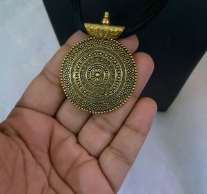 Oxidised Golden Necklace