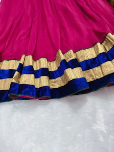 Vibrant Pink &amp; Yellow Lehenga and dupatta ✨