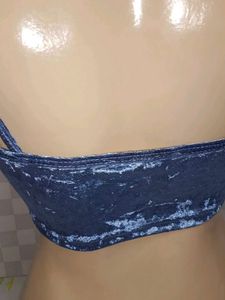 (1200)Blue Velvet Cami Top