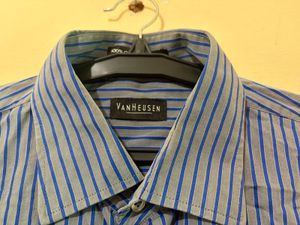 Classic Blue Striped Men's Shirt