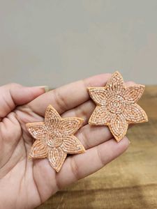 Boho Beaded Star Stud Earrings