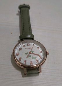 Cute Green Butterfly Watch