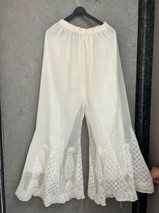 Peach Chikankari Kurta set