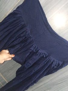 Navy Blue Patiala Pants