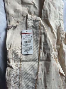Elegant Cream Kurta Set