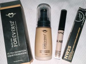 Forever52 Liquid Foundation & Free mac concealer
