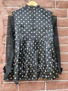Black Polka Dot top