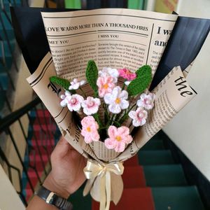 Crocheted Flower Bouquet Gift