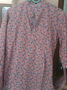 Floral Print Men's Kurta