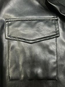 CIDER Black Faux Leather Jacket