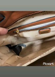 Guess Handbag with Bamboo Handle