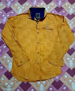 Classic Mustard Casual Shirt