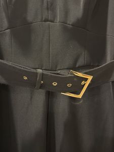 Elegant Black Jumpsuit with Belt