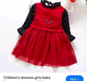 Very Cute& Beautiful Net Frock With Leggings