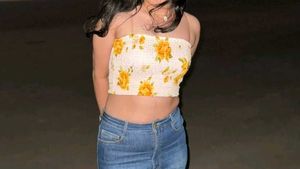 A Floral Tube Top