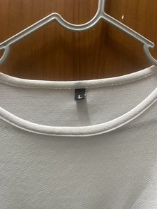 White Crop Top/ Baby Tee