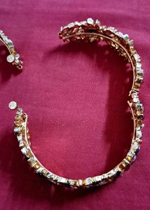 🎀🎀Gold Plated Kundan Patla set with pench