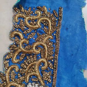 Embellished Blue heavy work patch