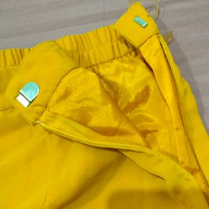 Yellow Mirror Work sharara set