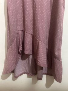 Elegant Lavender Midi Dress