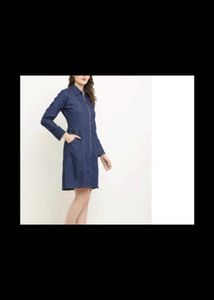 Denim Zipper Dress