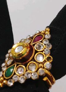 Ethnic kundan fingerings