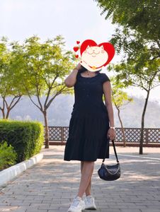 Chic Black Casual Dress