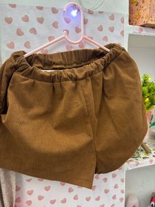 Brown Corduroy Shorts