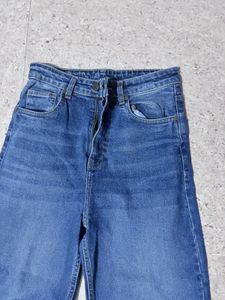 Wide Leg Denim Jeans