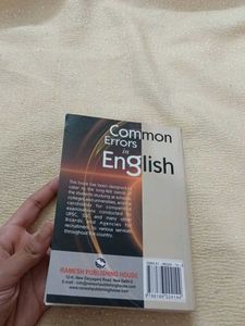 COMMON ERRORS IN ENGLISH
