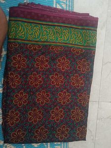Beautiful Floral Print Saree