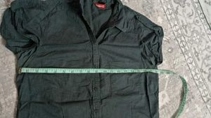 Dark Grey Button-Up Shirt