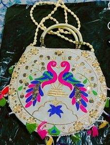 Handcrafted Embroidered Handbag