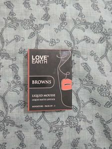 Love Earth Browns Liquid Mousse Matte Lipstick | M