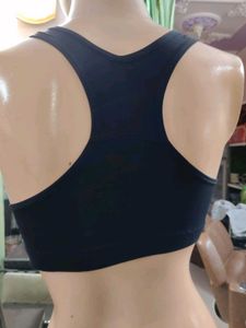 Black Racerback Sports Bra