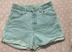 H&m denim mom shorts