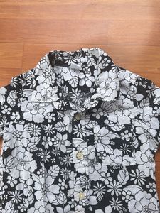 Men's Floral Print Short Sleeve Shirt