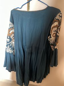 Amadora Designs Boho thread embroidery top