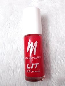 MyGlamm LIT Nail Enamel - Bold Glamm - XOXO (Vermi