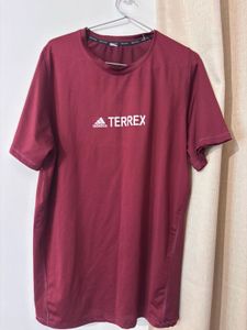 Adidas Terrex Maroon T-Shirt