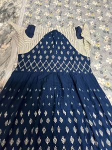 Diamond Print Maxi Dress