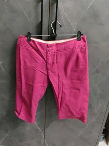 Bright Pink Capri Pants