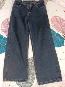 Wide Leg Denim Jeans