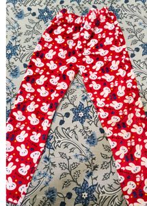 Cute Bunny Fleece Pajama Set