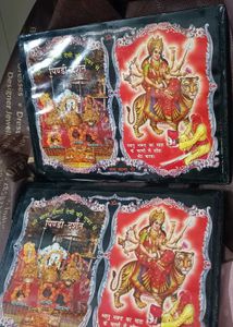 2 Goddess Vaishno Devi cardboard pictures