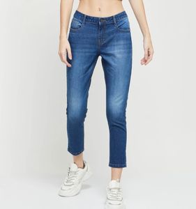 Navy Blue Washed jeans