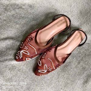 N. Embellished Stiletto Mules
