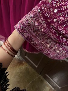 Designer Kurta Set with Sharara Pants
